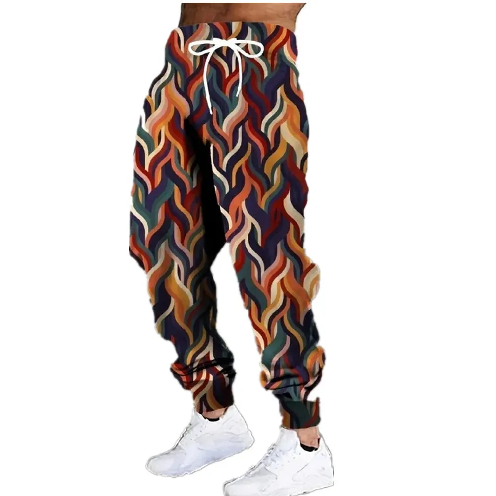 1 - MC - Fashion Jogging Pants: 3D animal print, casual streetwear for autumn & winter sports