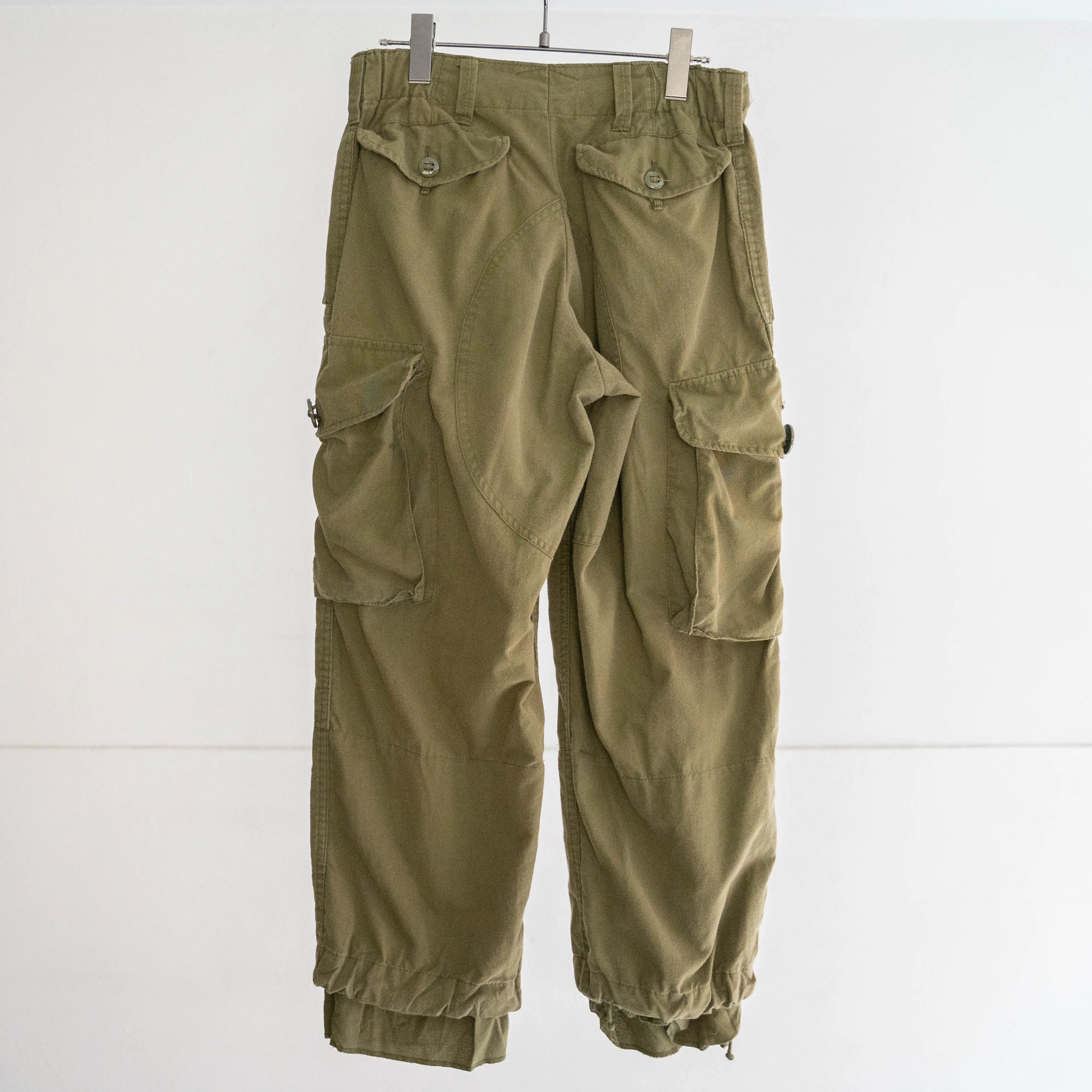 1990-00s Canada light weight cargo pants 'CADETS CANADA'