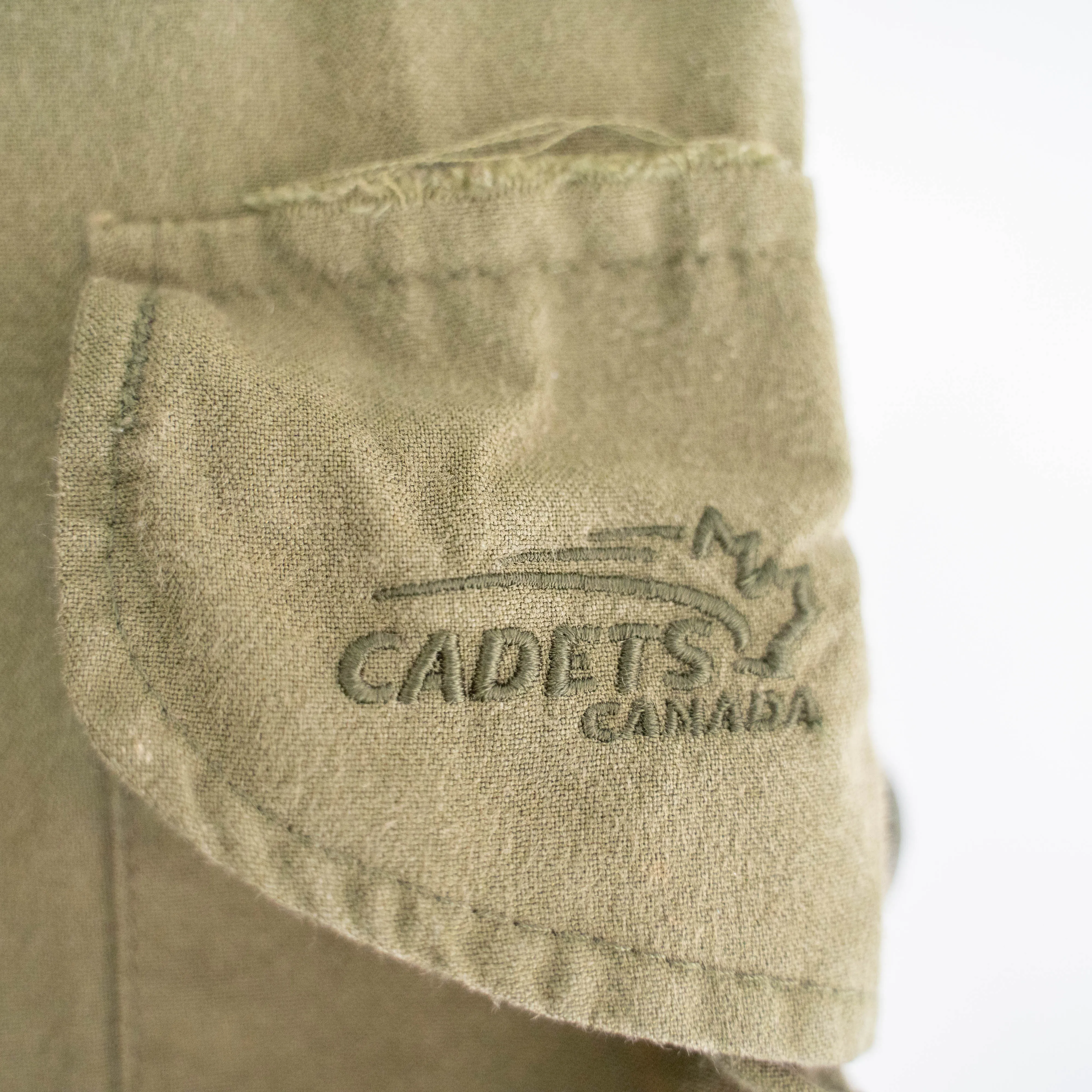 1990-00s Canada light weight cargo pants 'CADETS CANADA'