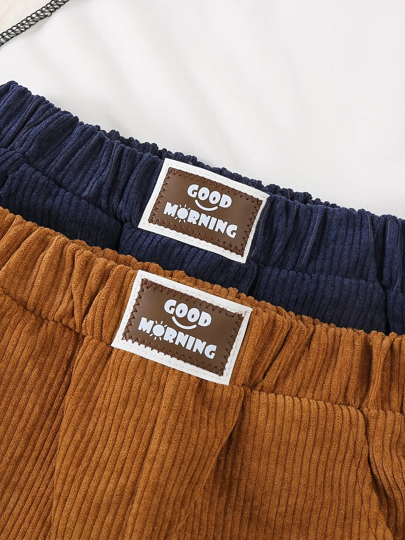 2-Pack Boy's Corduroy Jogger Pants – Stylish & Comfy Fall/Winter Essentials"