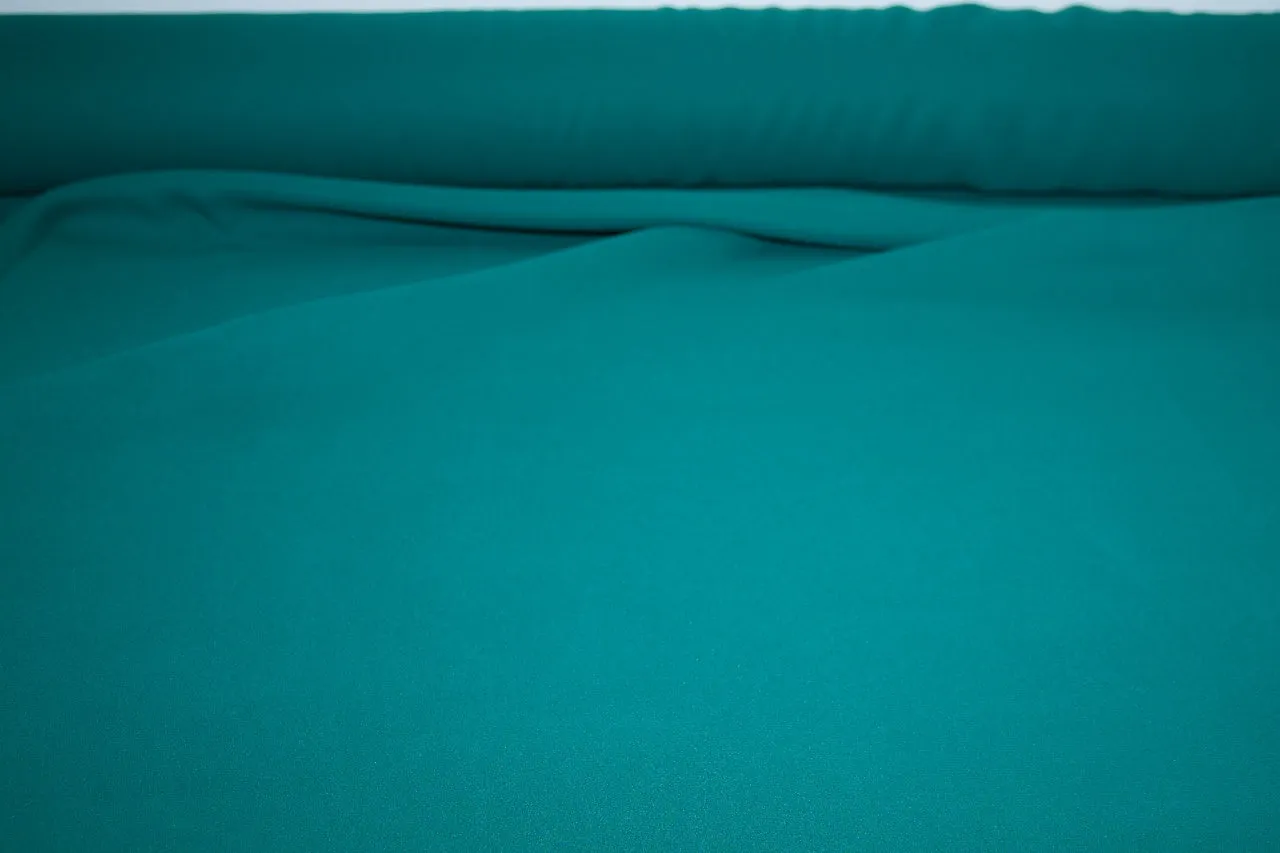 2  yards of 4-Ply Stretch Silk Crepe - Alpine Green - AS IS