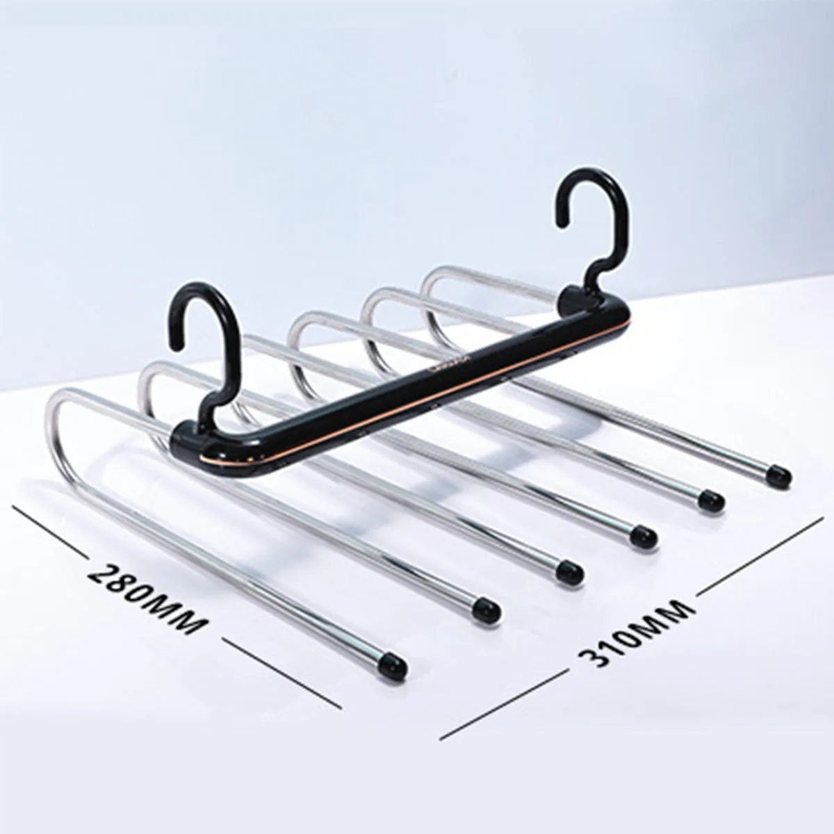 6-Layer Extendable Folding Pants Hanger, HG0096