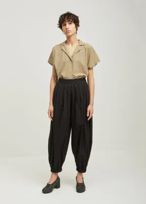 Akari Pleated Cotton Pants