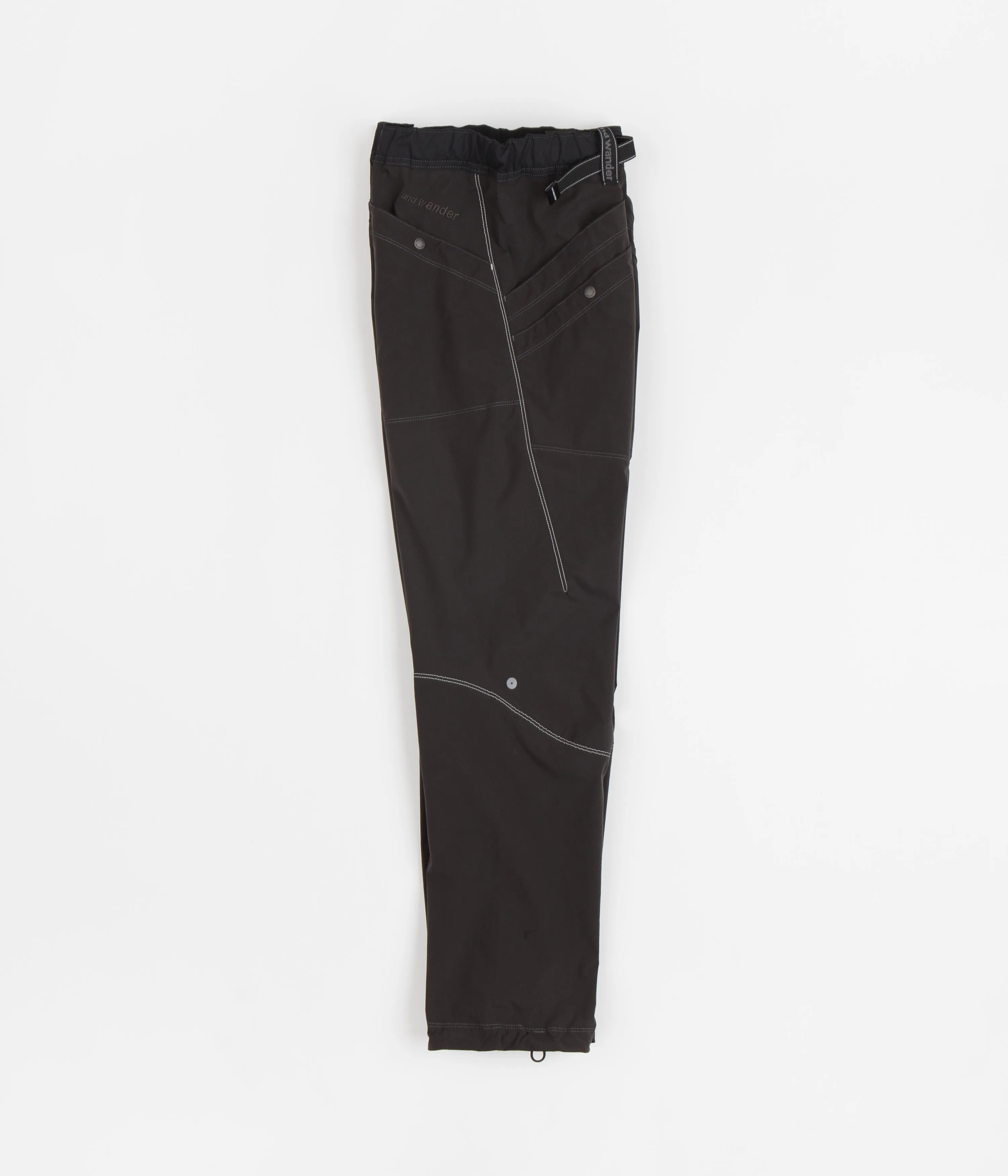 and wander Pocket Stretch Pants - Charcoal