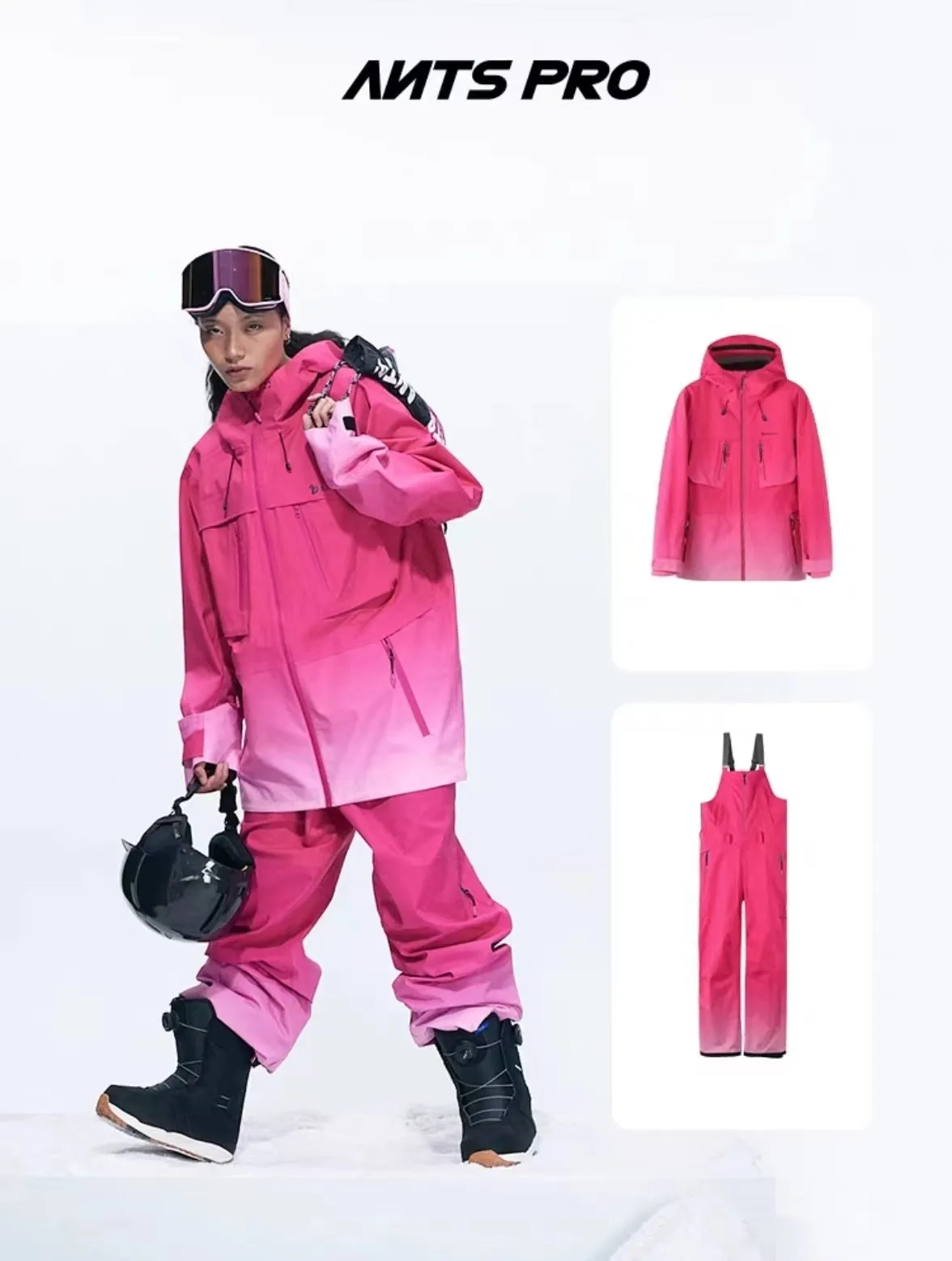 3L Professional Snowboard Jacket & Pants Set - Ants Pro