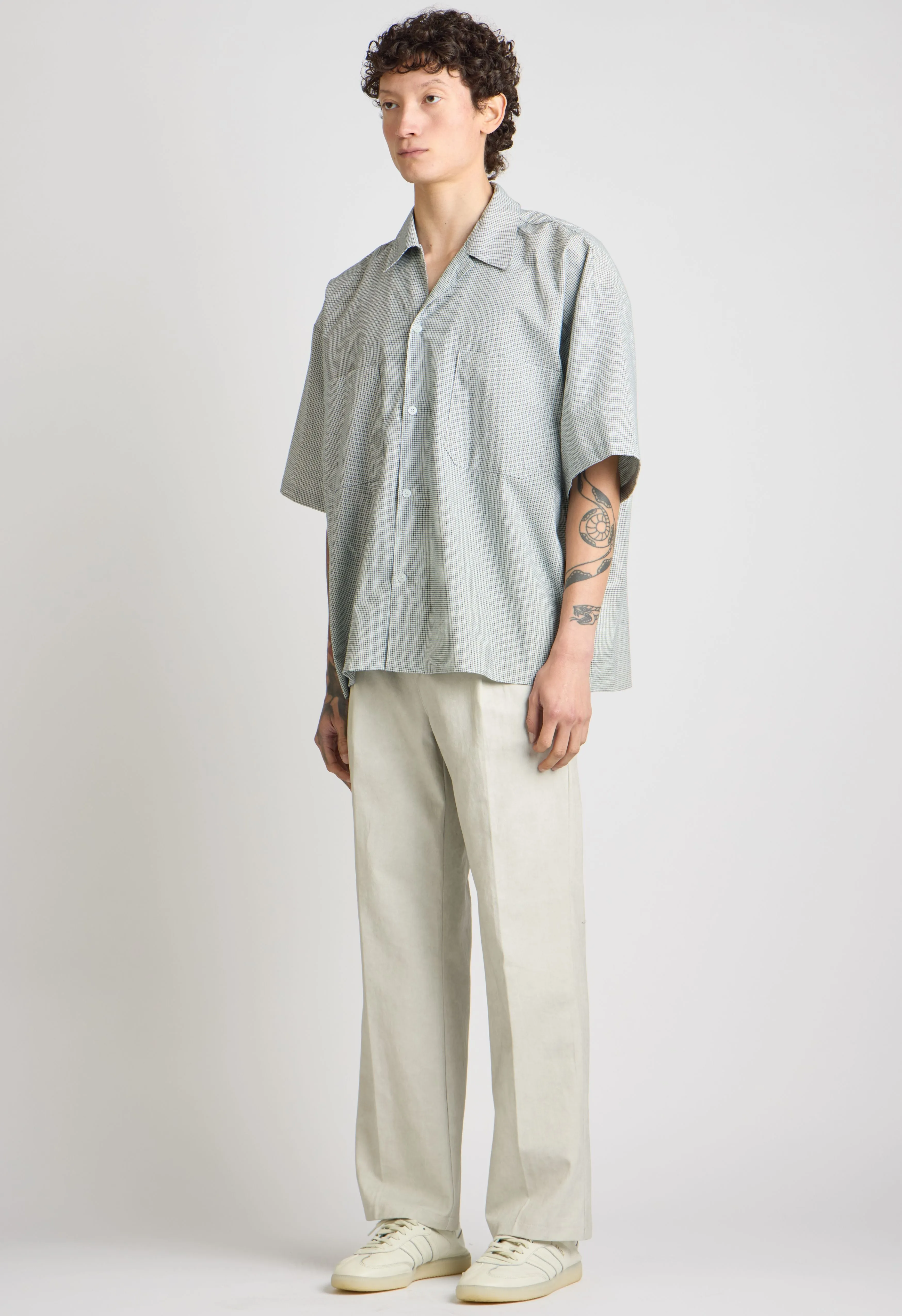 Archie Trouser in Light Grey