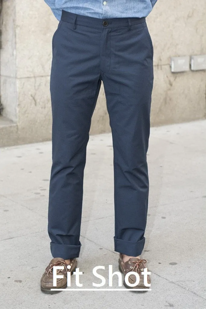 Barker (Standard) - Navy Stretch Twill Chino