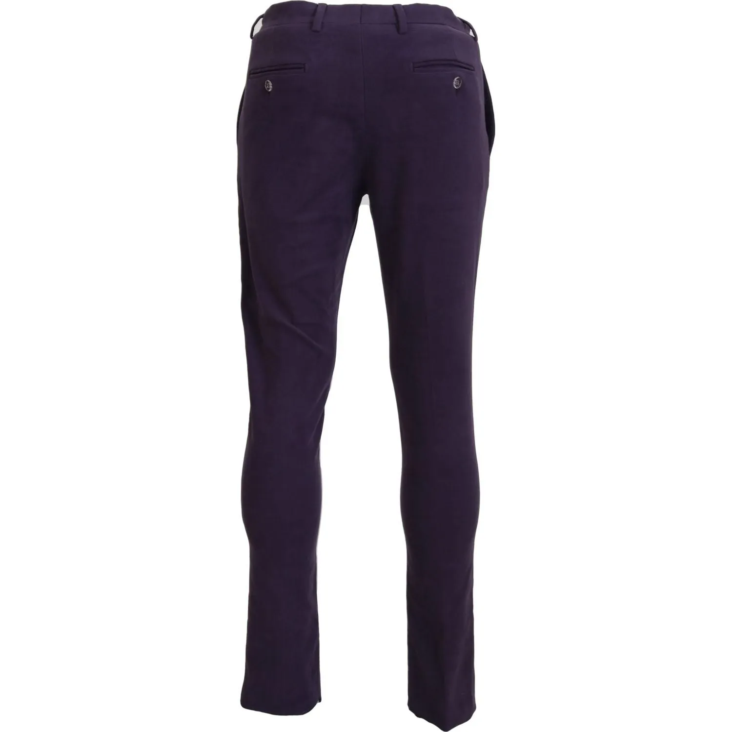 BENCIVENGA Elegant Purple Cotton Trousers