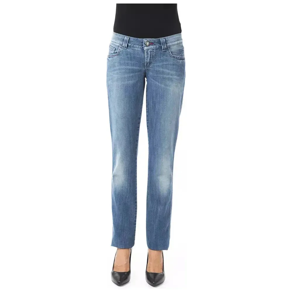 BYBLOS Blue Cotton Women Jeans