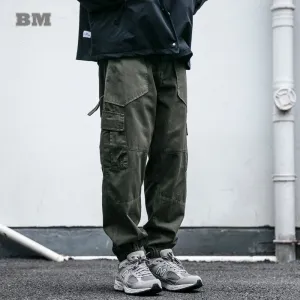 Casual High Quality Cargo Pants - Japanese Streetwear - Loose Jogging Trousers