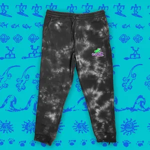 Classic Sweatpants: Black Crystal Dye