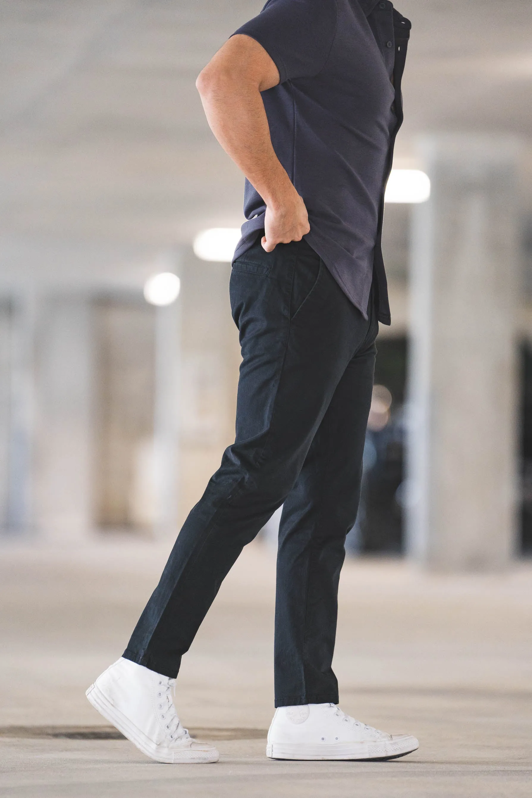 Core Stretch Chino Black