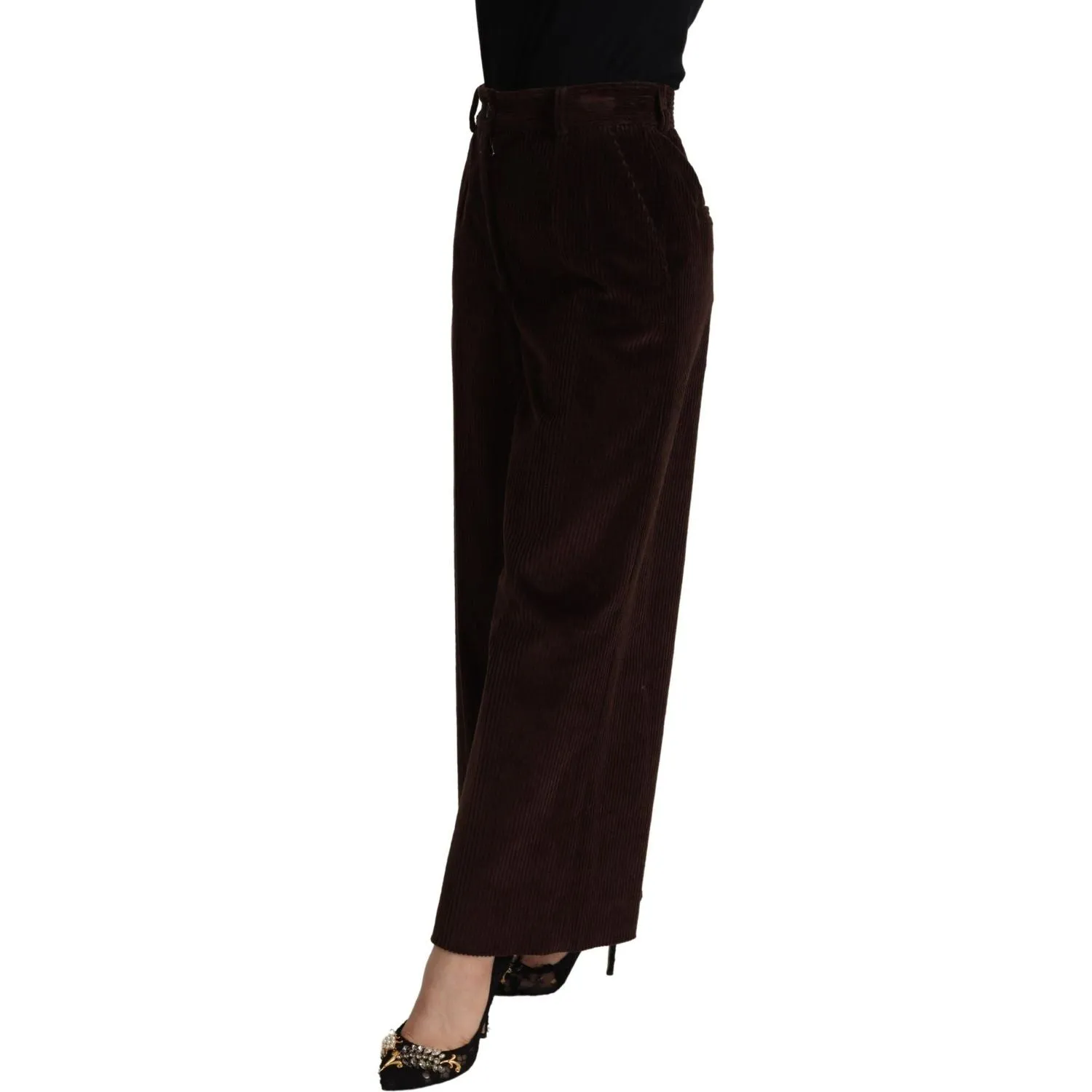 Dolce & Gabbana Elegant High-Waisted Wide Leg Pants