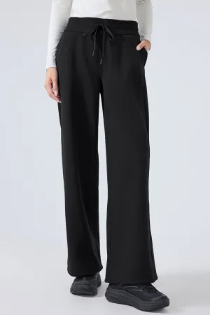 Drawstring Wide Leg Pants