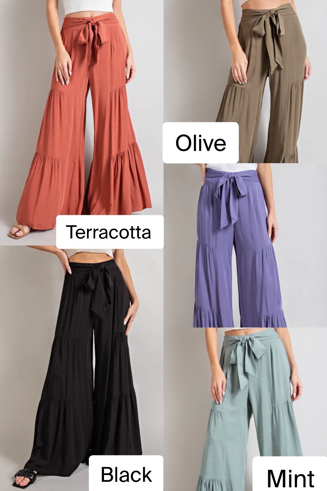 Eesome Mastermind Tiered Wide Pants