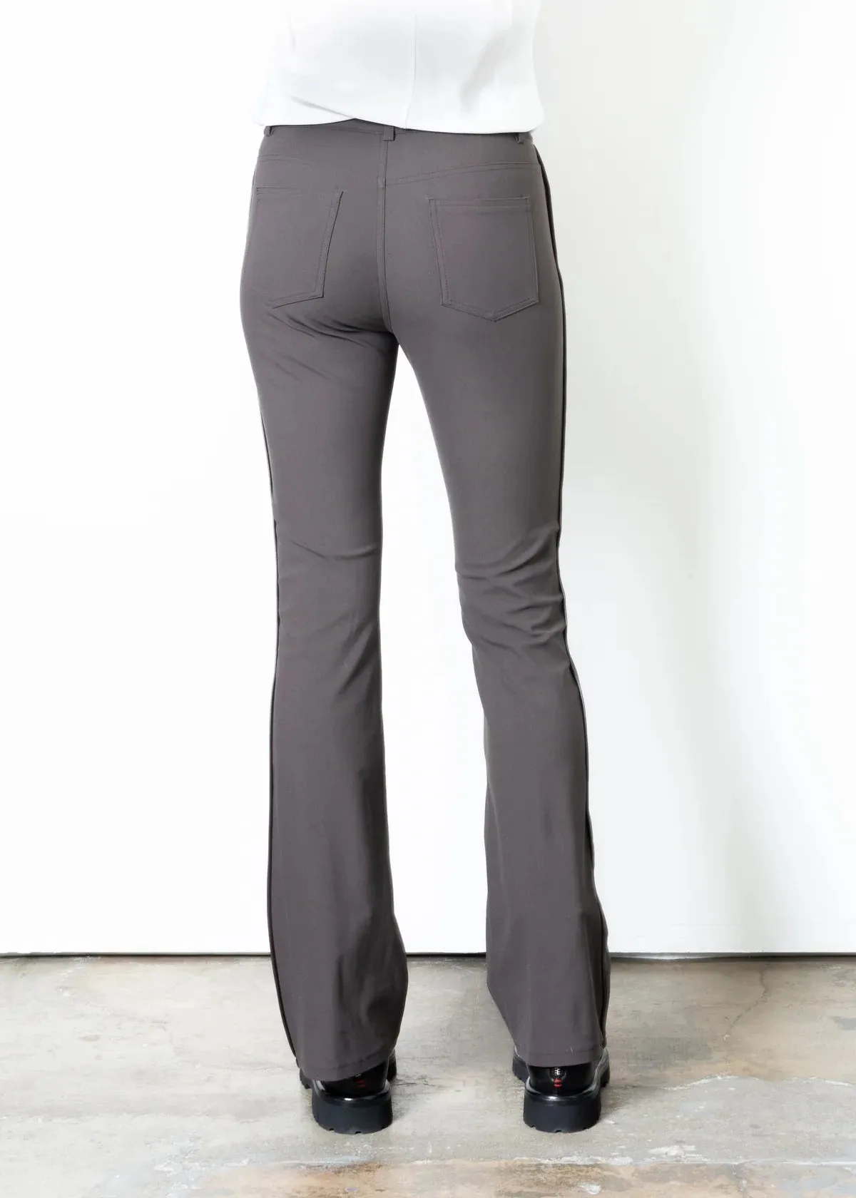 Eltimothy Pewter Stretch Flare