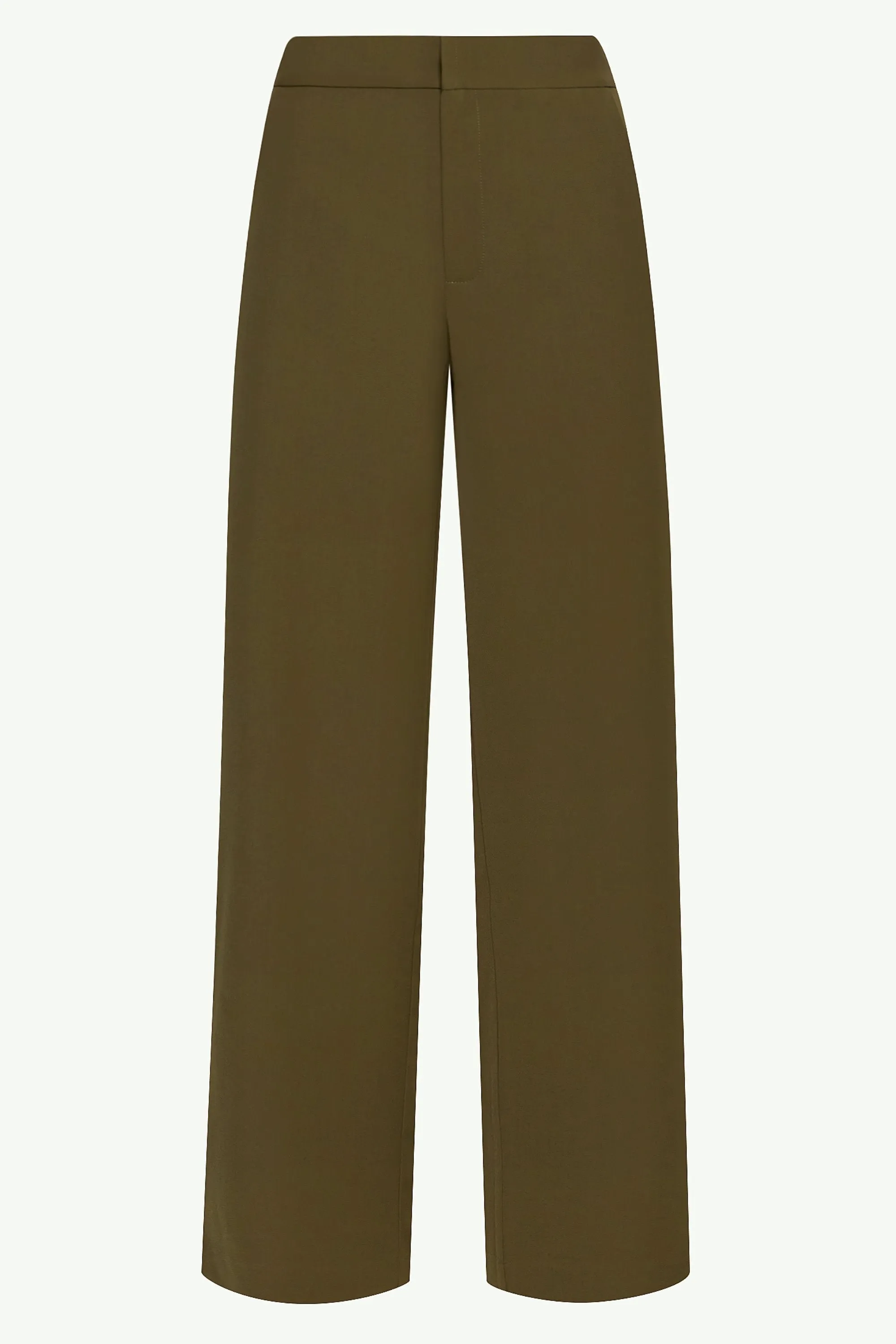 Essential Wide Leg Pants - Khaki