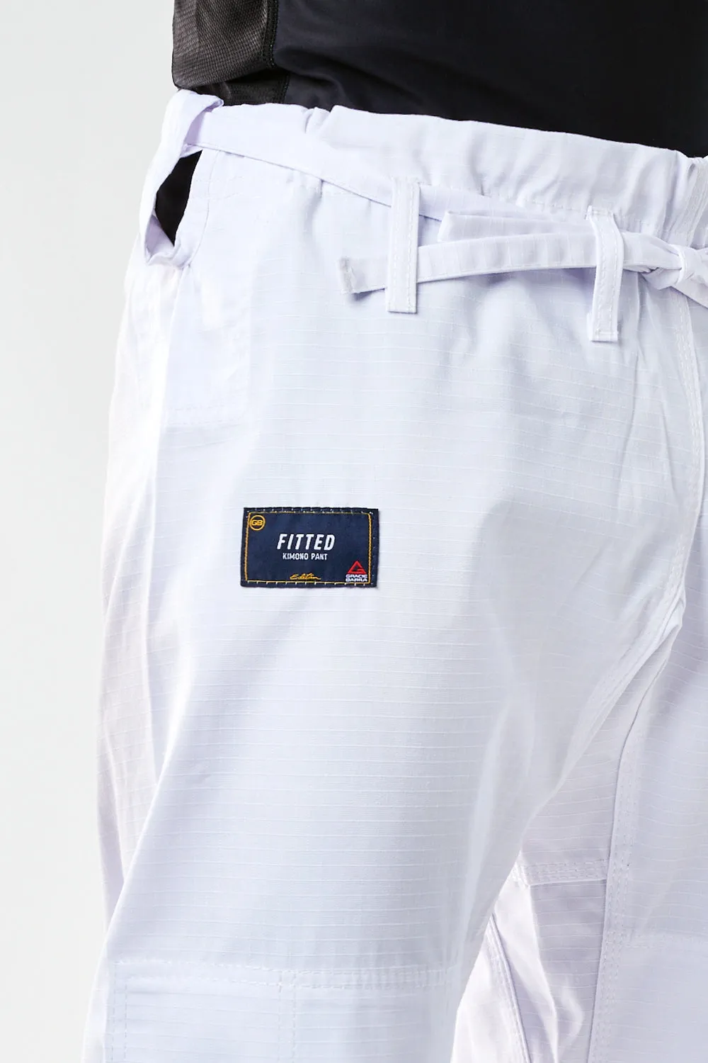 Fitted Gi Pants - White