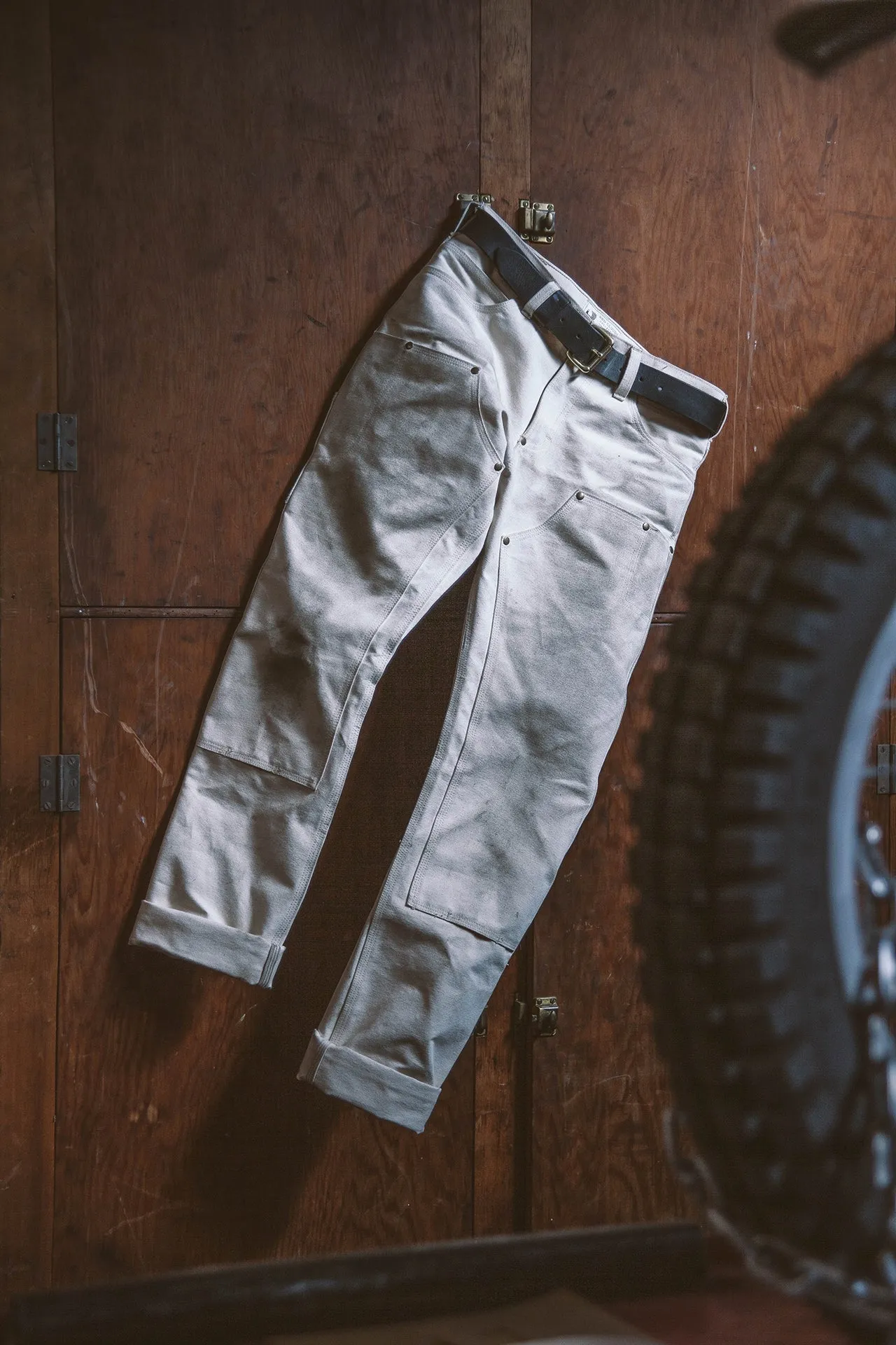 GN.01 Fitted Work Pant - Natural Cone Mills Denim