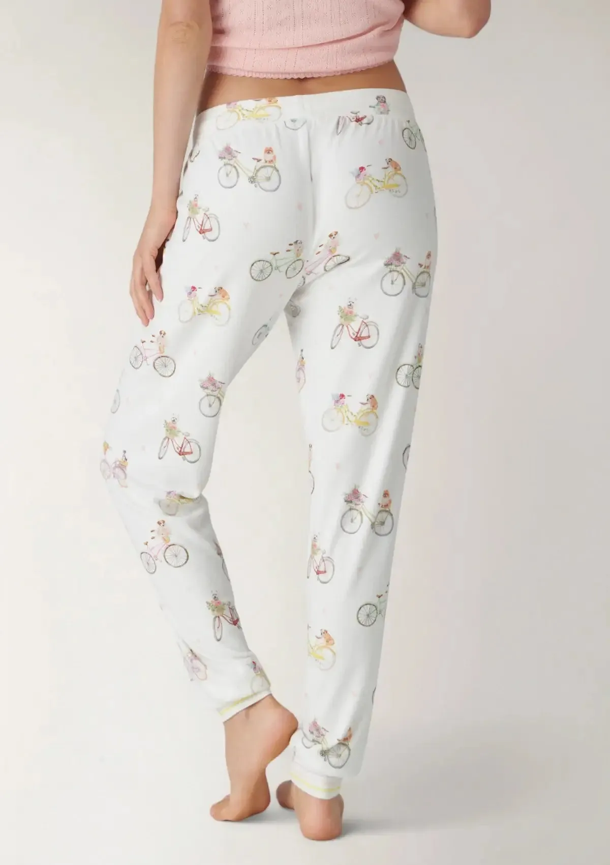 Laila Jam Pant Floral Market - Ivory