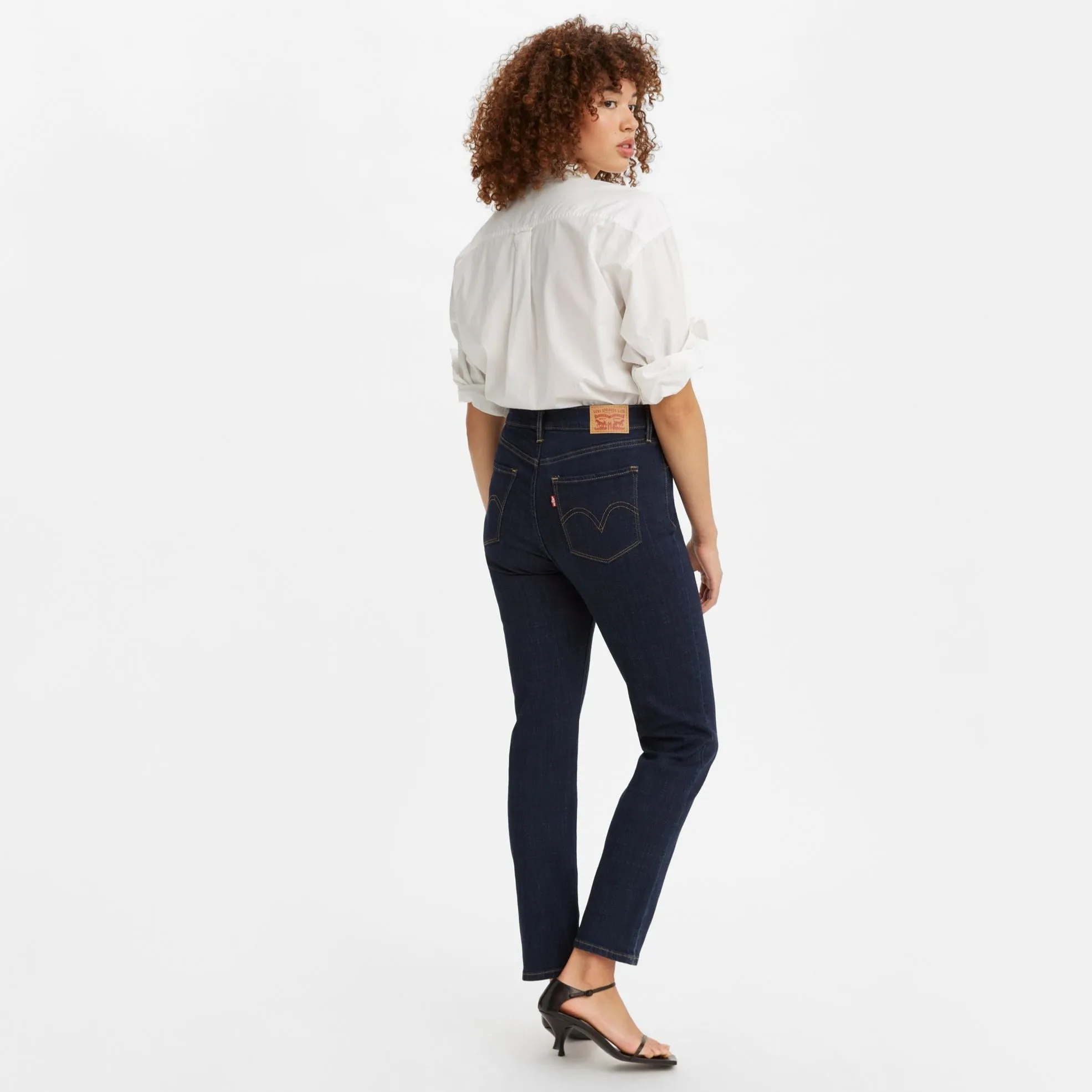 Levi's® Women's 5 Pocket  Straight Leg Mid-Rise Denim Jeans