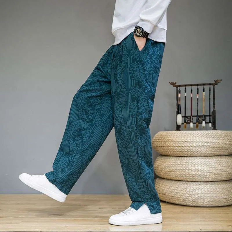 Men's Elegant Loose Straight Leg Pants