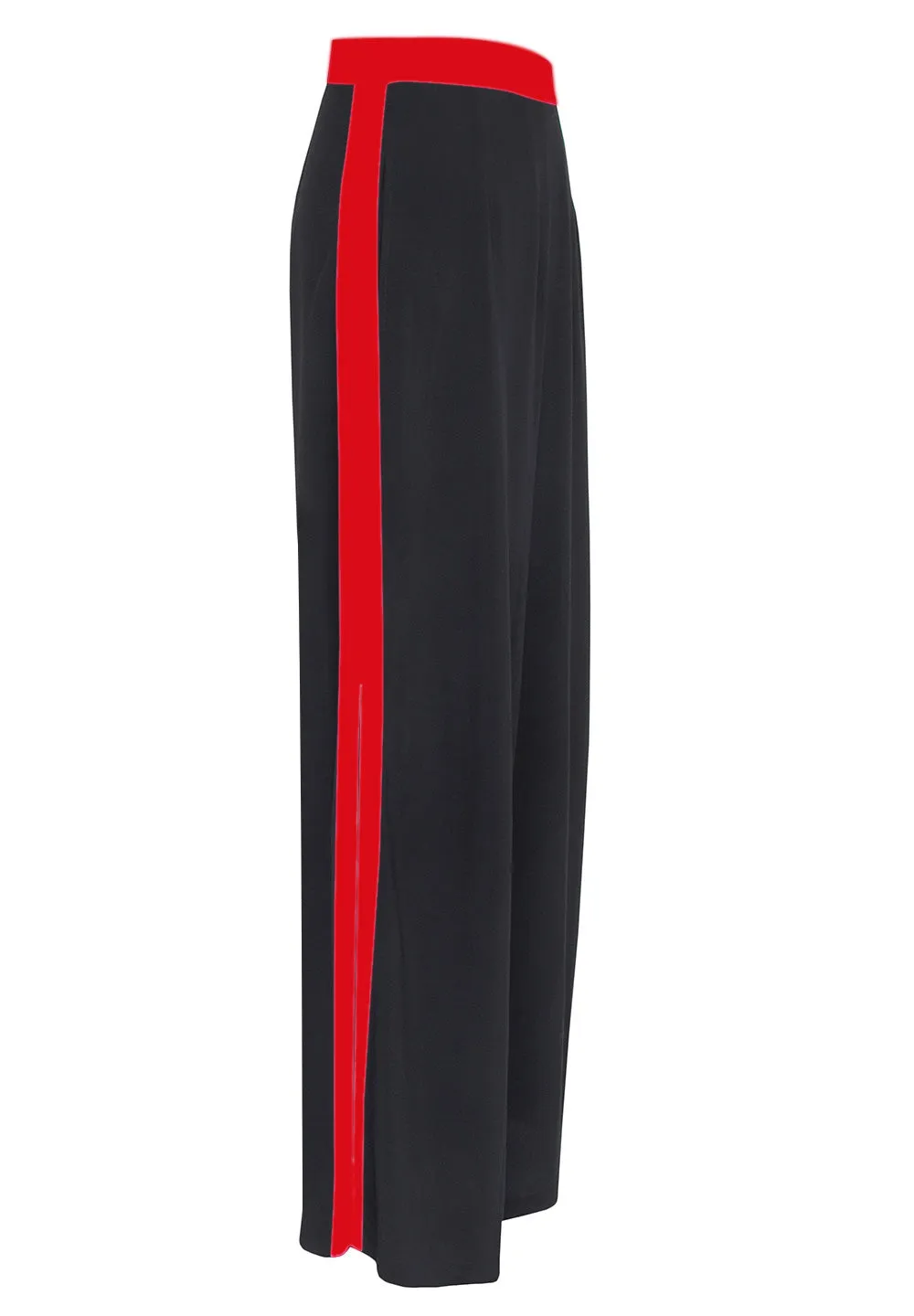 Monochrome - Black Pants (Red)