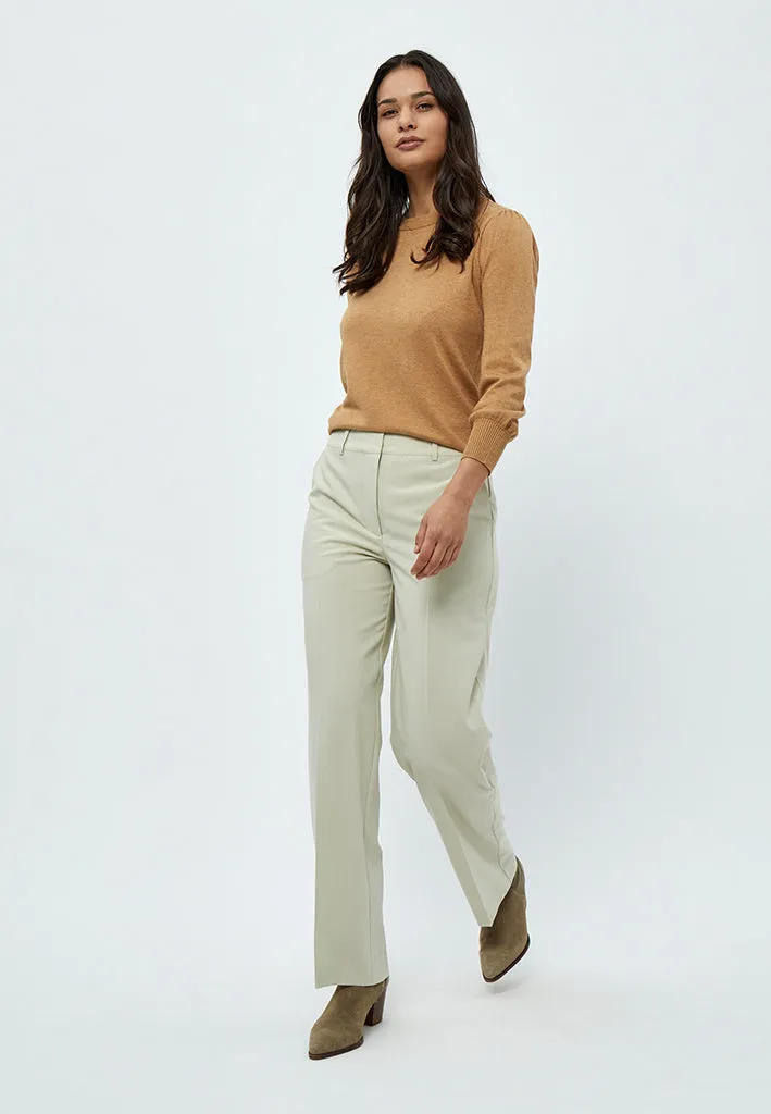 MSAshley Straight Pants - Sand Gray