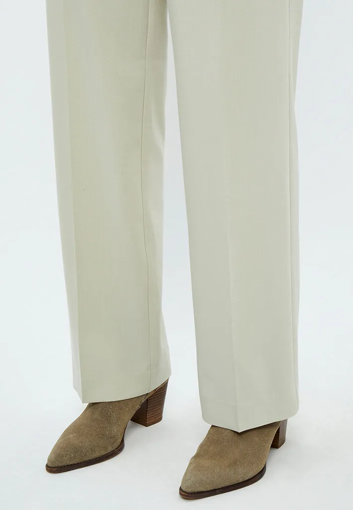 MSAshley Straight Pants - Sand Gray