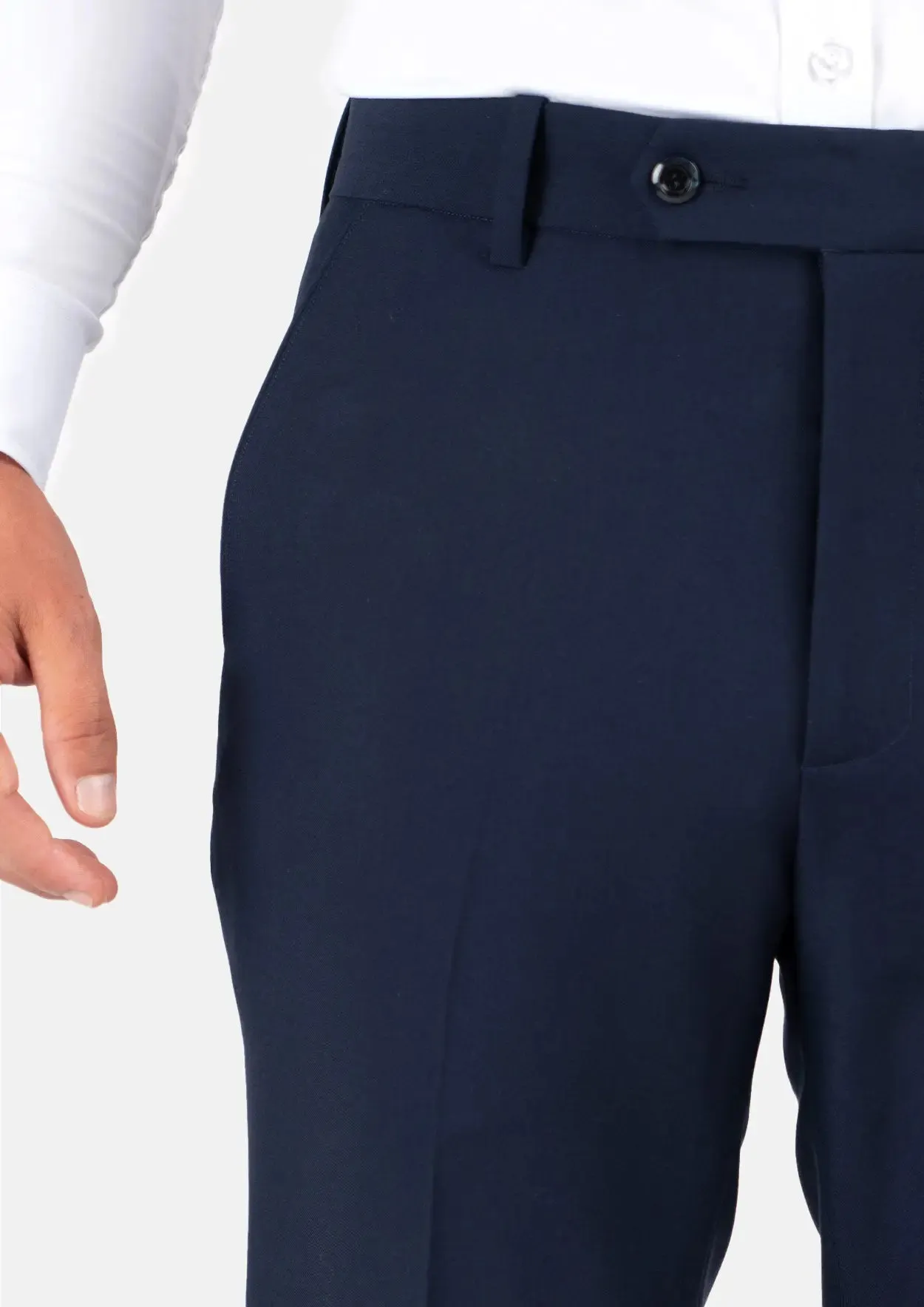 Navy Blue Stretch Pants