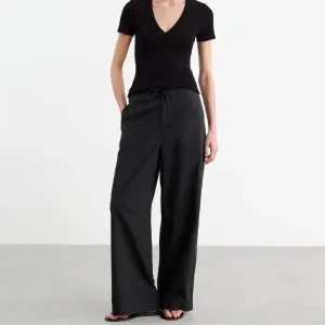 Nili Lotan - Kai Pant in Jet Black