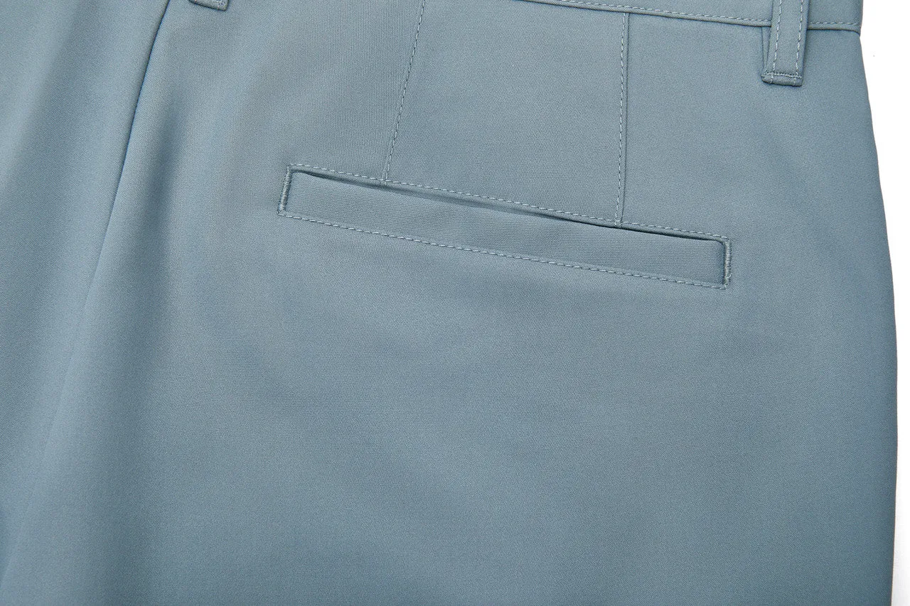 Nylon Cotton Stretch Casual Pants in Regular Fit