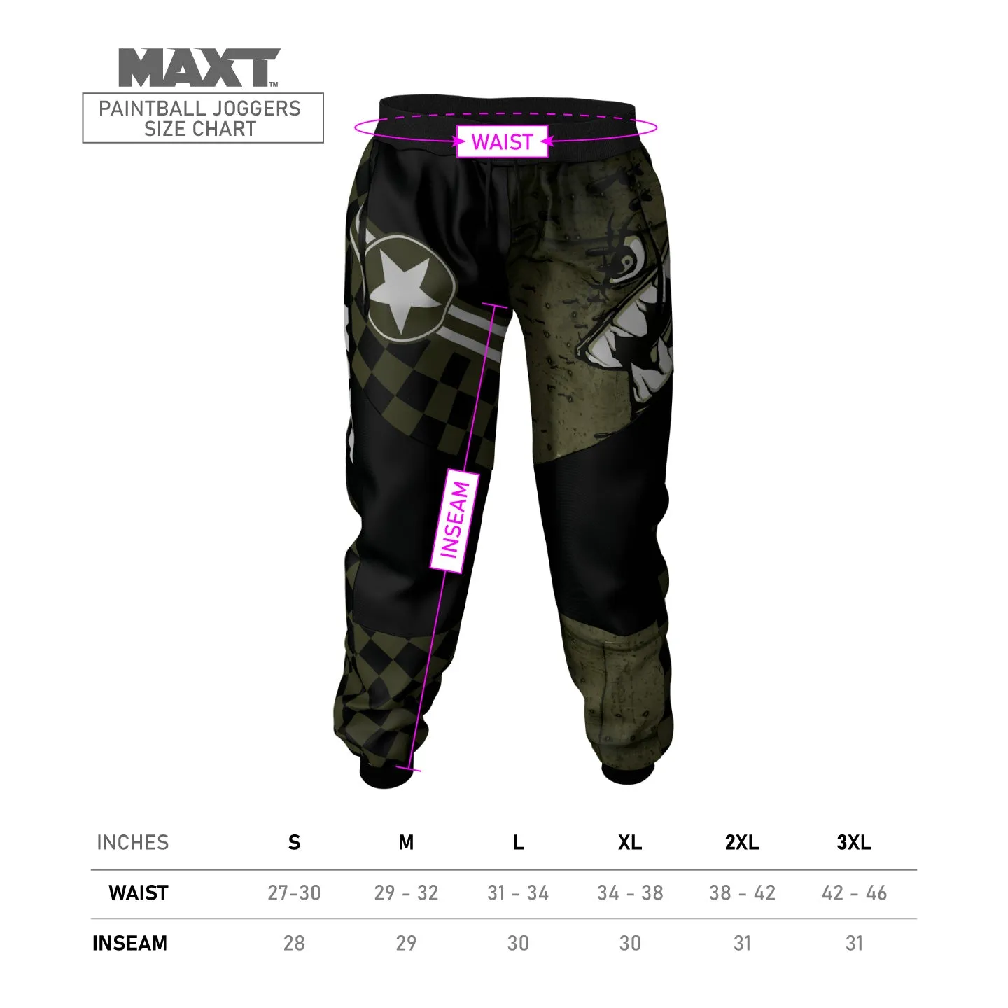 Paintball Jogger Pants - Fragment Green