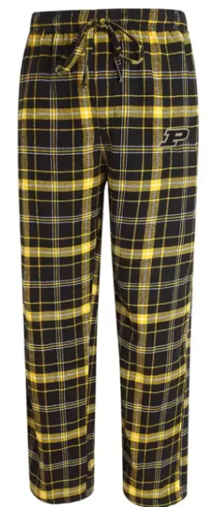 Purdue Boilermakers Adult Concepts Sports Flannel Pajama Pants