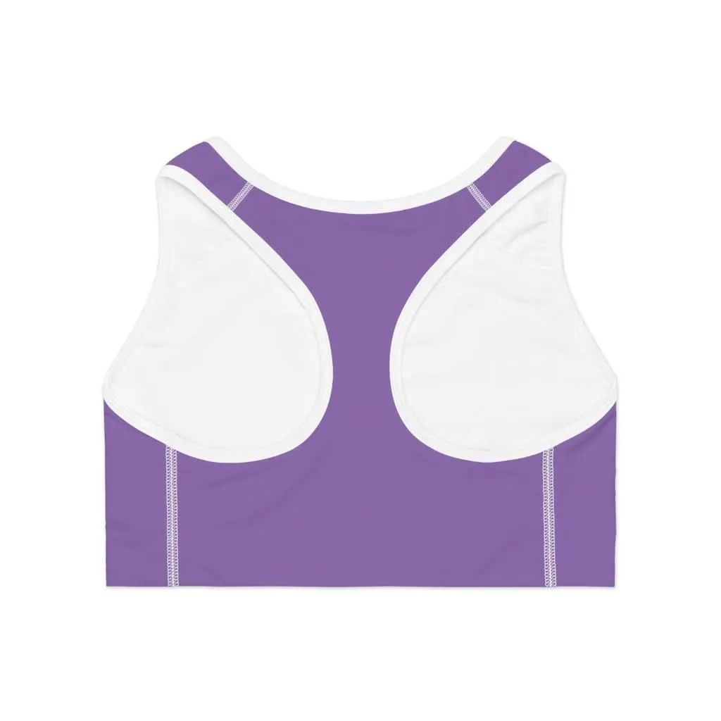 Purple Sports Bra