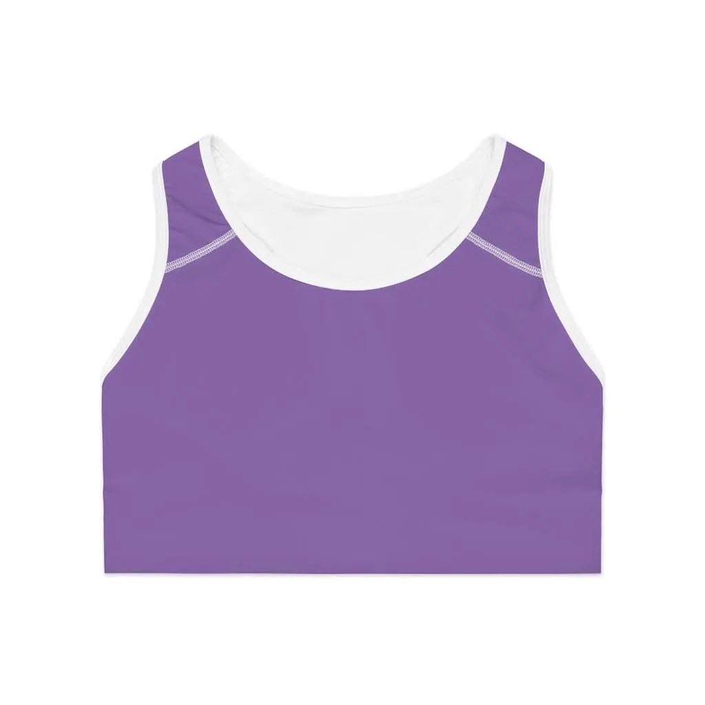 Purple Sports Bra