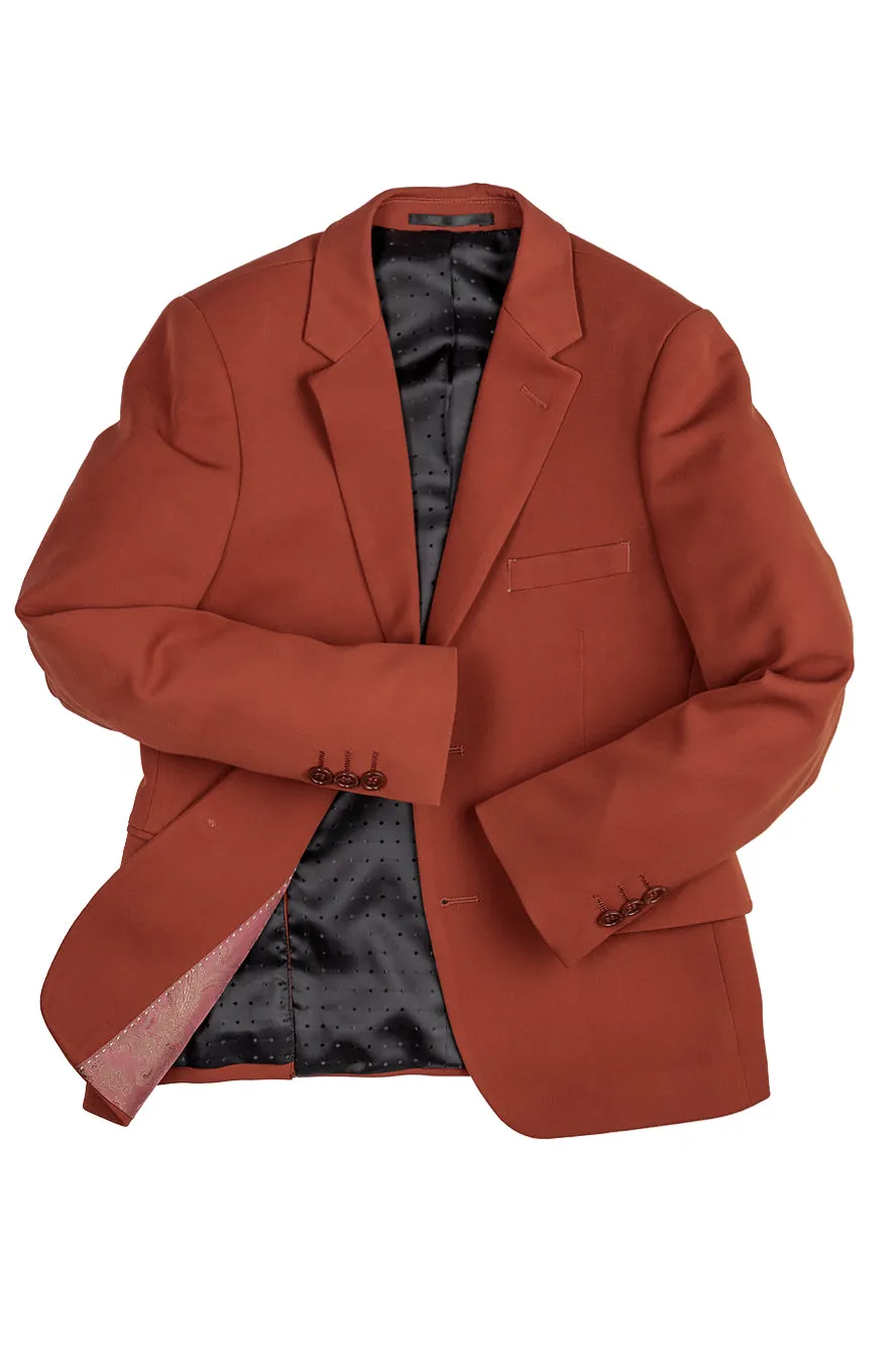 "Liam" Kids Rust Suit (5-Piece Set)