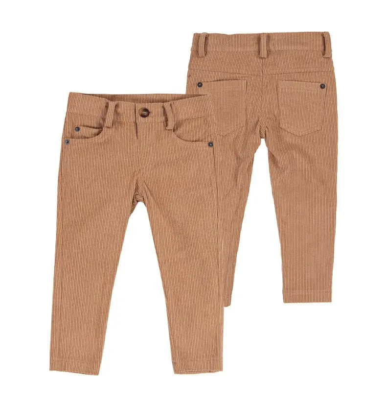 Tan Corduroy Stretch Pants