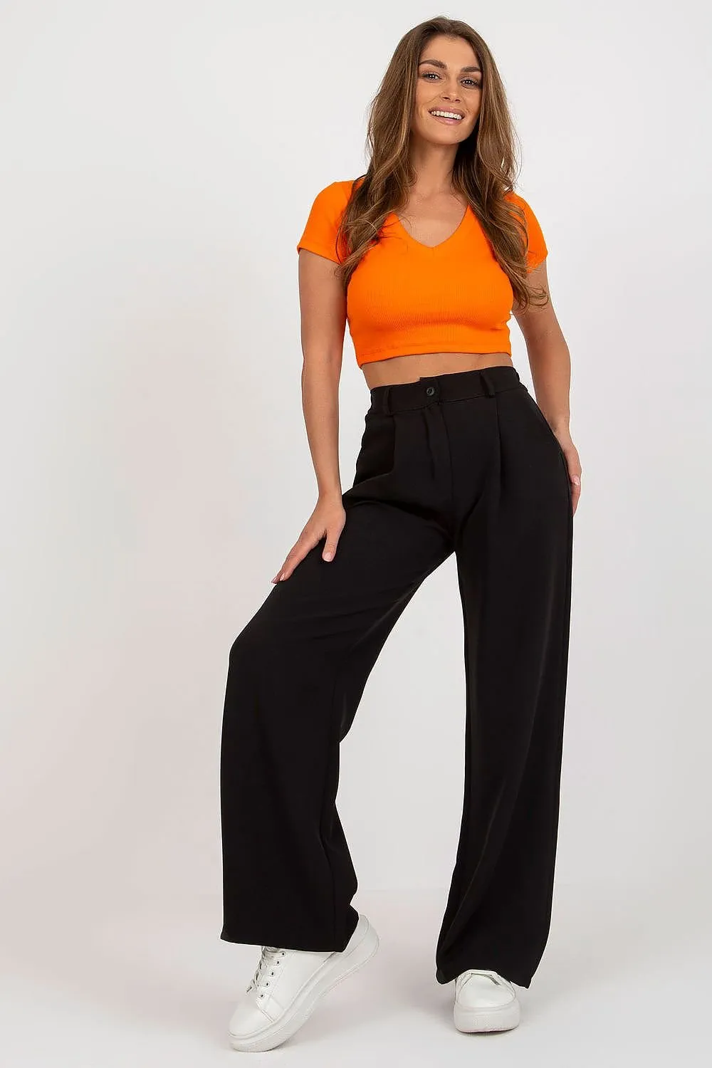 TEEK - Pleated Loose Leg Trousers