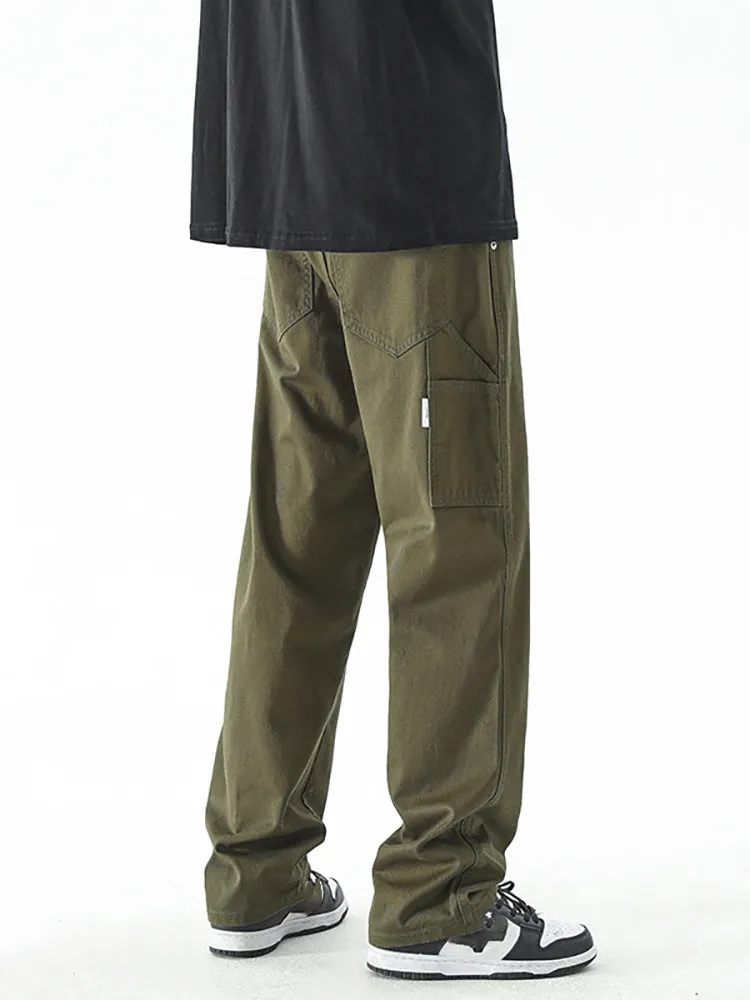 Vintage Straight Workwear Loose Street Fashion Cargo Pants