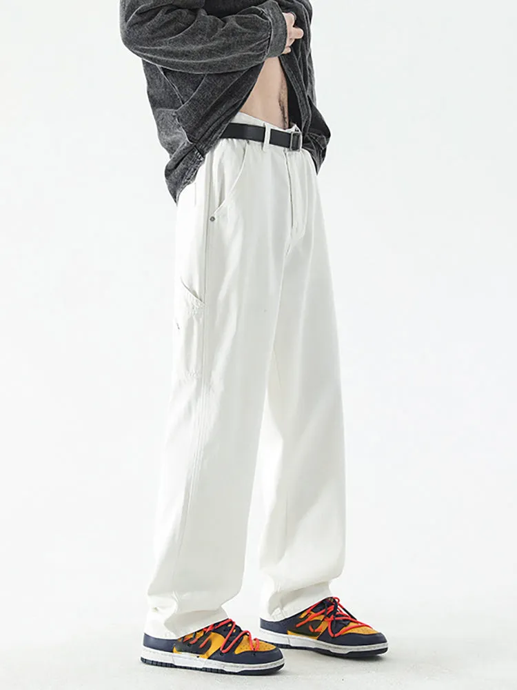 Vintage Straight Workwear Loose Street Fashion Cargo Pants