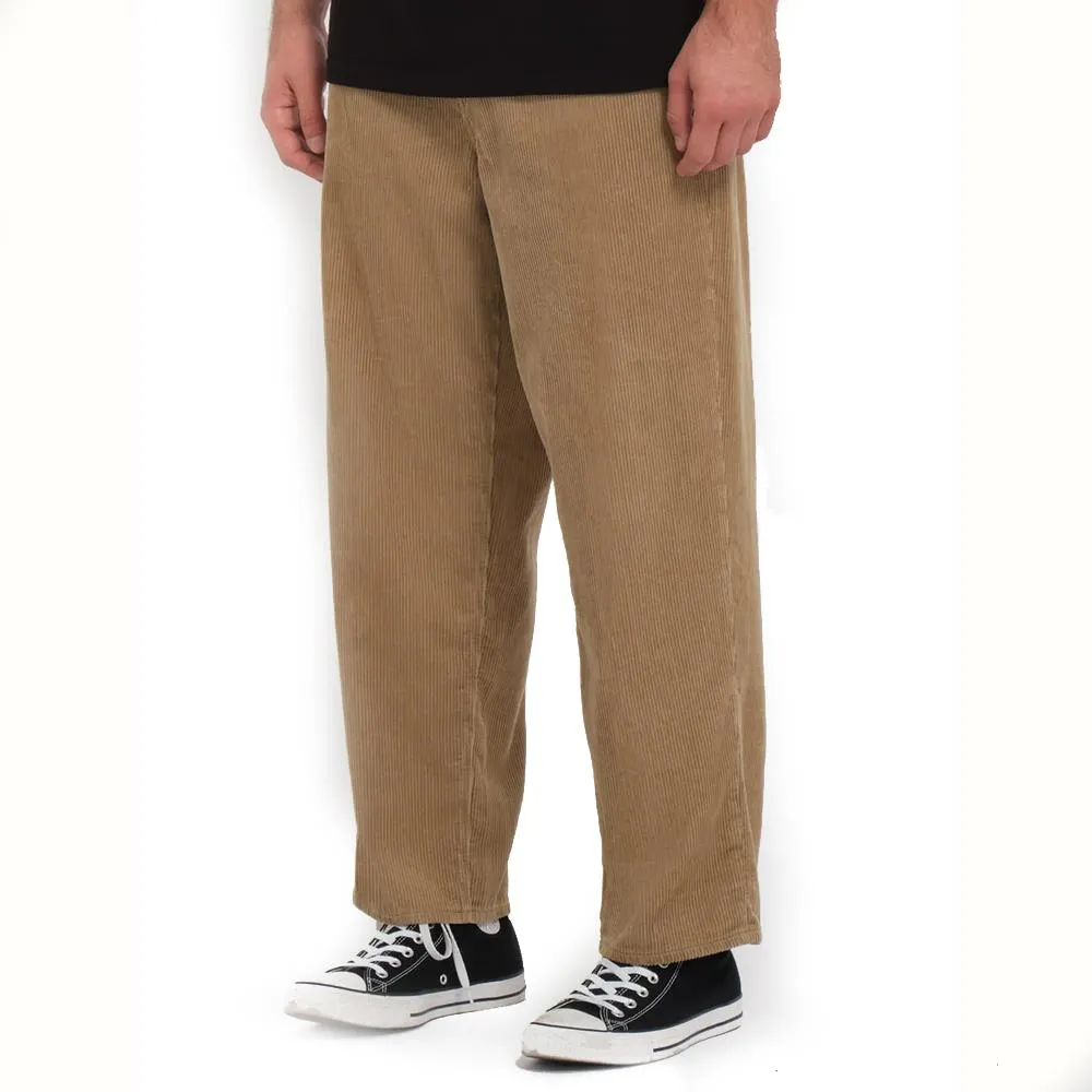 Volcom Billow Tapererd Cord Pants Khaki