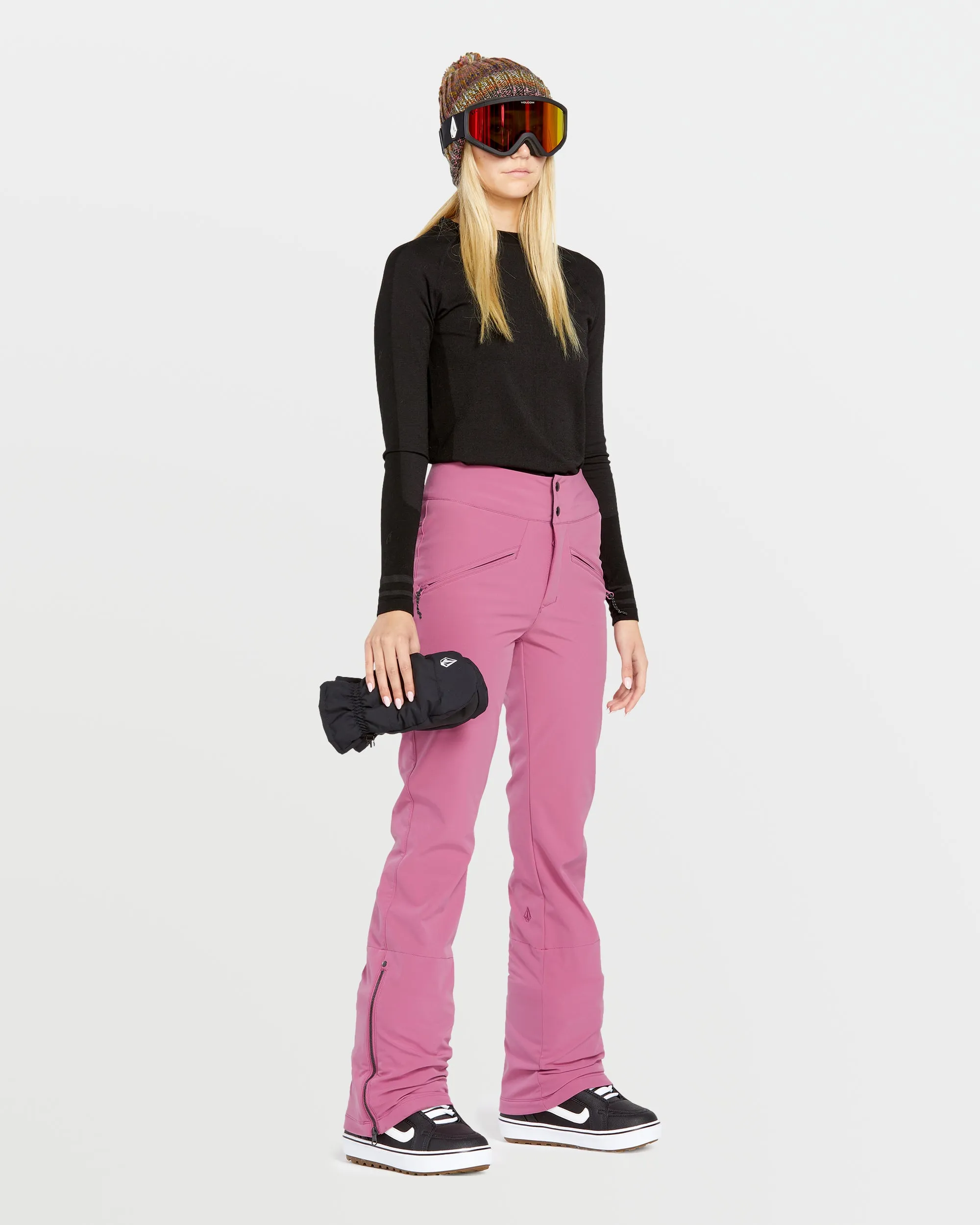 Womens Battle Stretch Pants - Blurred Violet