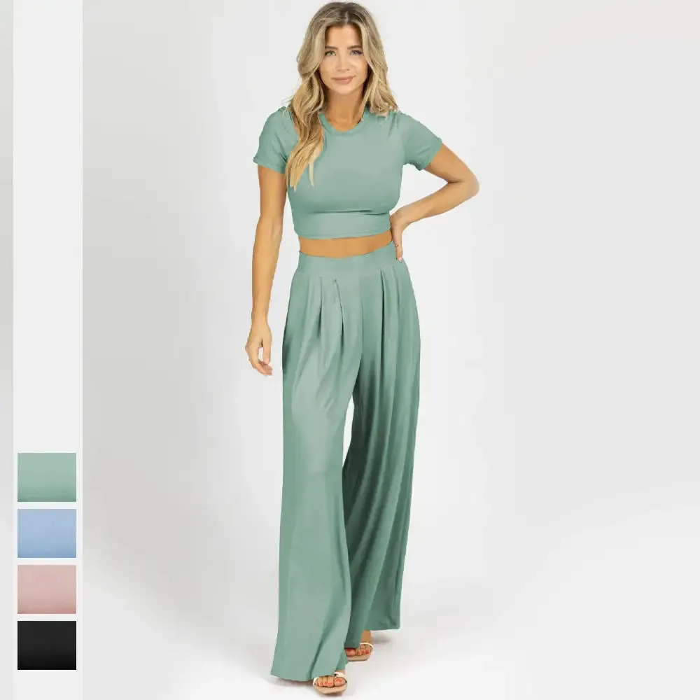 Women’s Lounge Wide Pants Set: Ultimate Comfort & Style | Shop Now