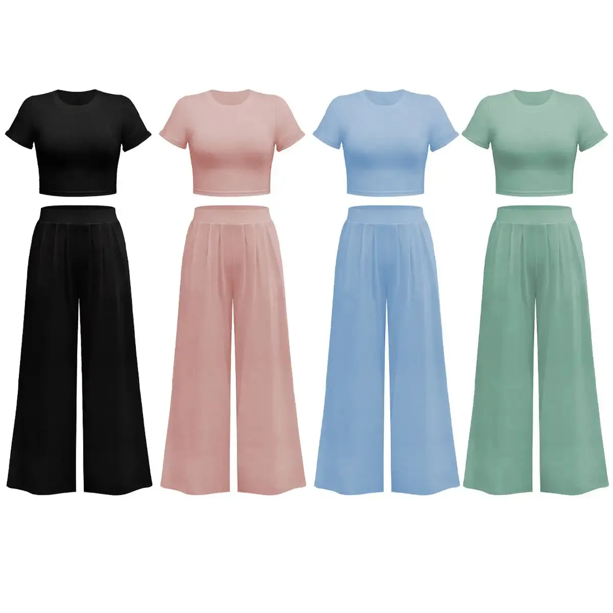 Women’s Lounge Wide Pants Set: Ultimate Comfort & Style | Shop Now